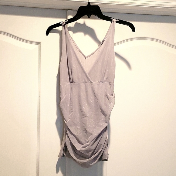 Sexy Silver shirt. Size: XS - Picture 1 of 4